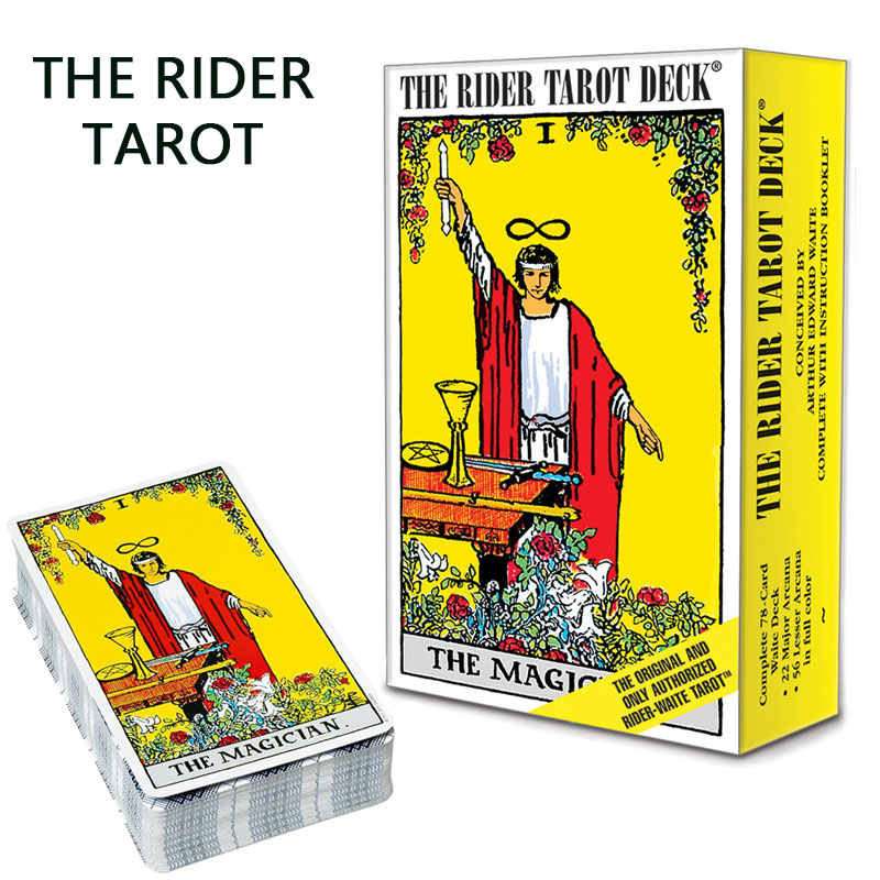 Tarot Deck With Guidebook - Jeu de tarot authentique Rider-Waite avec