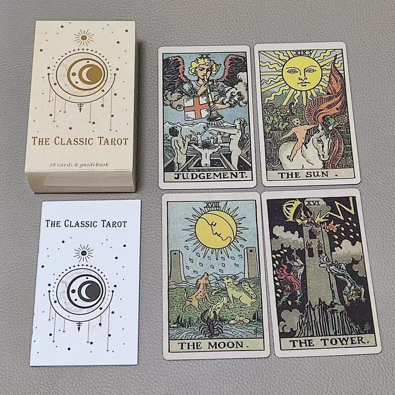 Tarot Deck With Guidebook - 78 cartes de tarot classique avec