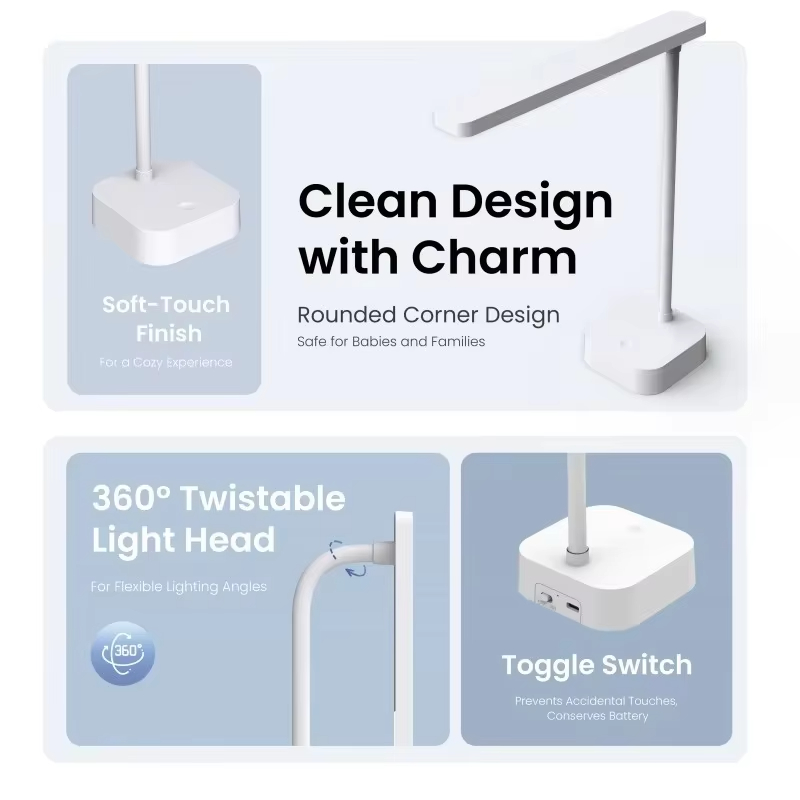 Lampe de bureau rechargeable Y - Books avis et prix